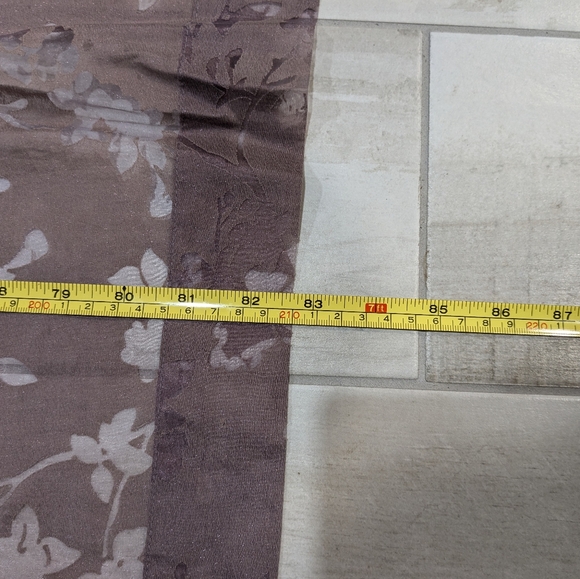 2 panel curtains floral design - Picture 2 of 9